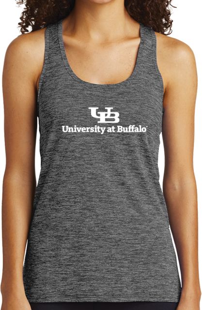 Buffalo Womens Performance Heather Tank Primary Lock Up - ONLINE ONLY