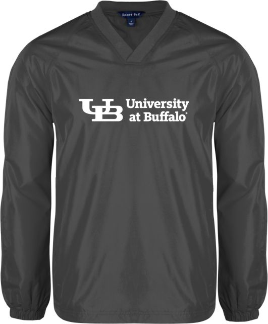 Buffalo V Neck Raglan Windshirt Charcoal Secondary Lock Up - ONLINE ONLY