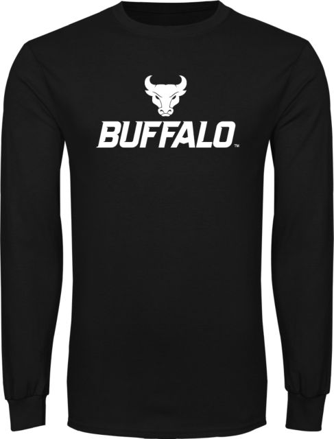 Buffalo Long Sleeve T Shirt Primary Athletic Mark Stacked - ONLINE ONLY