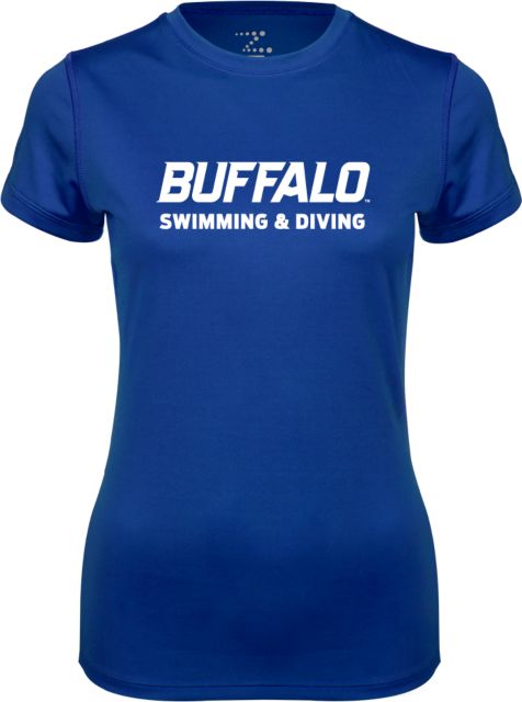 Buffalo Womens Performance Short Sleeve Tee Swimming and Diving - ONLINE ONLY
