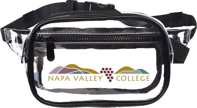 Napa Valley Clear Fanny Pack Napa Valley College Flat - ONLINE ONLY
