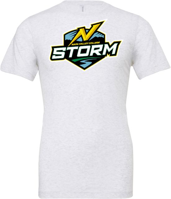 Napa Valley Bella + Canvas Jersey Cotton T Shirt Napa Valley College Storm Athletic Mark - ONLINE ONLY