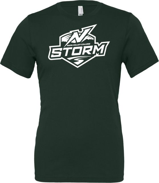 Napa Valley Bella + Canvas Jersey Cotton T Shirt Napa Valley College Storm Athletic Mark - ONLINE ONLY