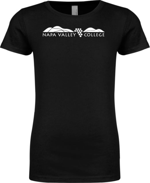 Napa Valley Next Level Girls Fashion Fit T Shirt Napa Valley College Flat - ONLINE ONLY