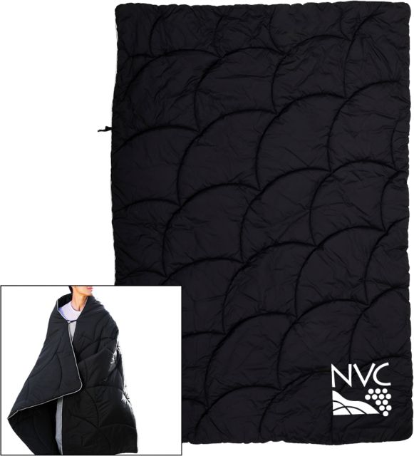 Napa Valley Wearable Camping Blanket Napa Valley College NVC Icon - ONLINE ONLY