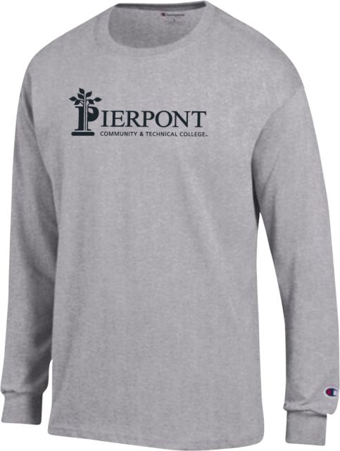 Pierpont Champion Oxford Long Sleeve T Shirt Primary Wordmark - ONLINE ONLY