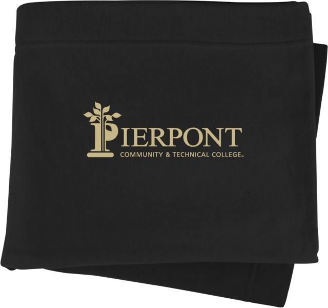 Pierpont Sweatshirt Blanket Primary Wordmark - ONLINE ONLY