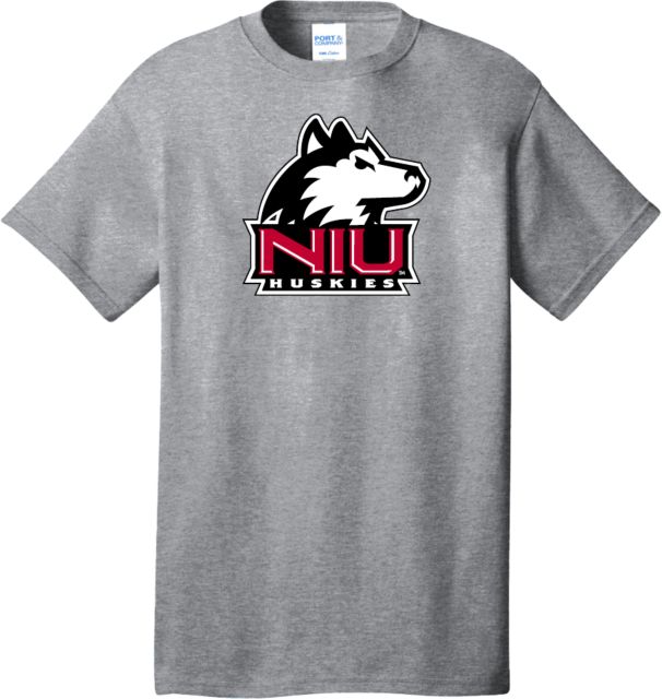 Northern Illinois Extended Athletic Heather T Shirt NIU Huskies - Primary Mark - PLUS - ONLINE ONLY