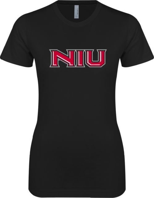 Northern Illinois Next Level Ladies SoftStyle Junior Fitted Tee Primary Wordmark - ONLINE ONLY