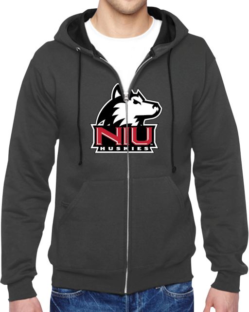 Northern Illinois Fleece Full Zip Hoodie Primary Mark - ONLINE ONLY