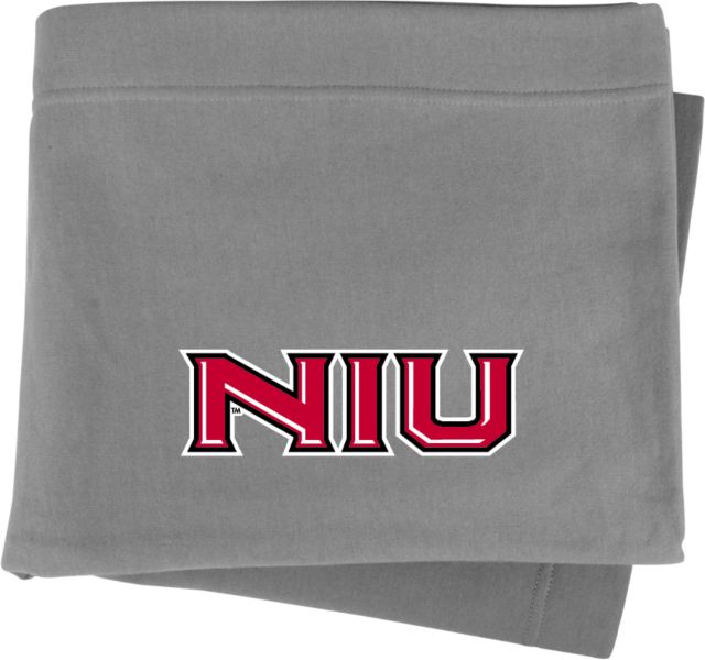 Northern Illinois Sweatshirt Blanket Primary Wordmark - ONLINE ONLY