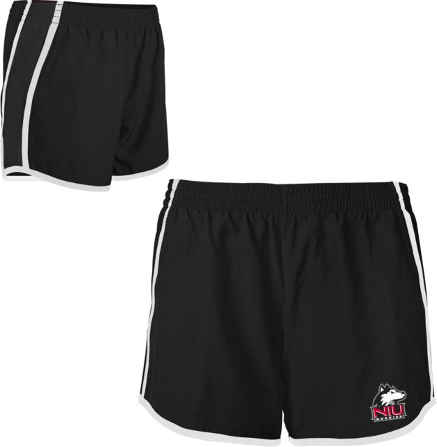 Northern Illinois Ladies Black/White Team Short Primary Mark - ONLINE ONLY