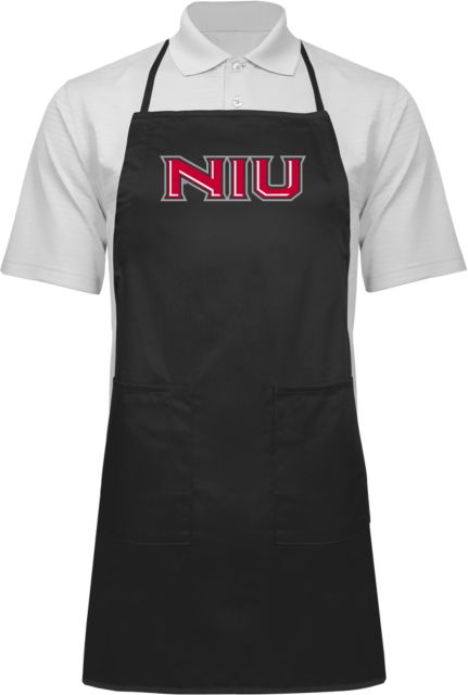 Northern Illinois Full Length Apron Primary Wordmark - ONLINE ONLY