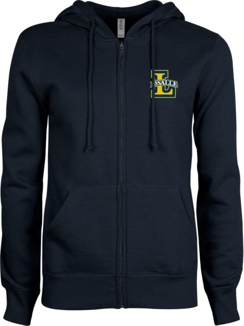 La Salle ENZA Ladies Fleece Full Zip Hoodie Primary Mark - ONLINE ONLY