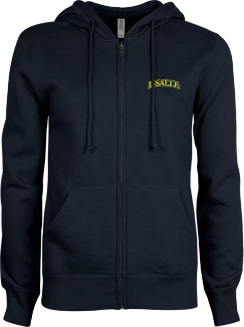 La Salle ENZA Ladies Fleece Full Zip Hoodie Wordmark - ONLINE ONLY