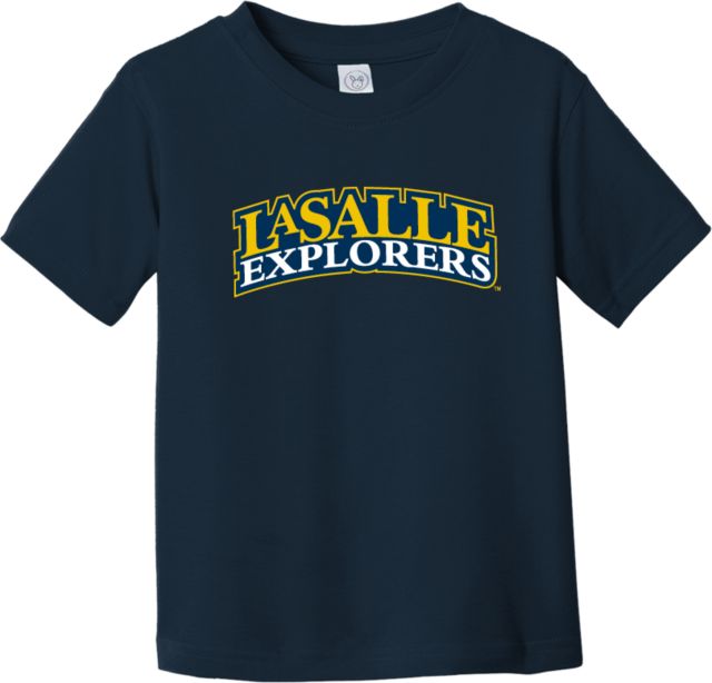 La Salle Toddler T Shirt Wordmark Stacked - ONLINE ONLY