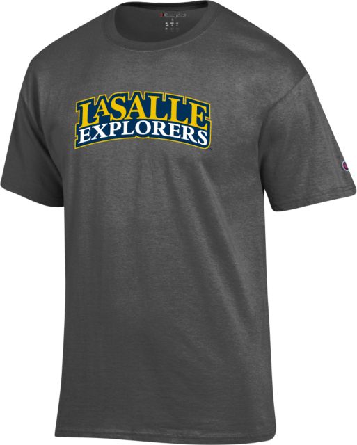 La Salle Champion T Shirt Wordmark Stacked - ONLINE ONLY