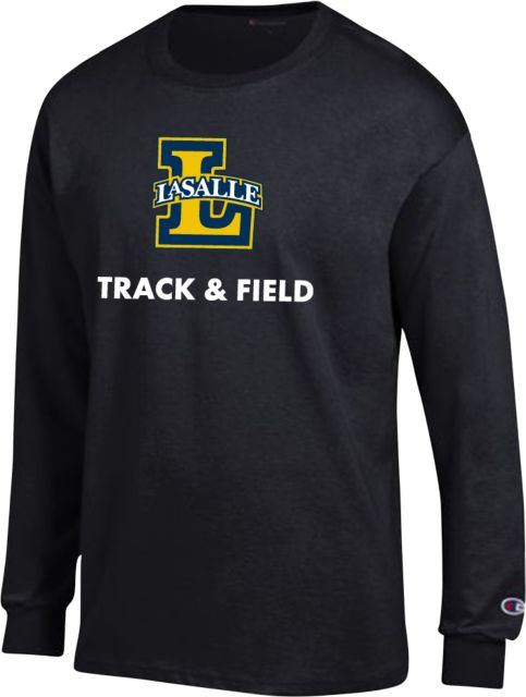 La Salle Champion Long Sleeve T Shirt Track and Field - ONLINE ONLY