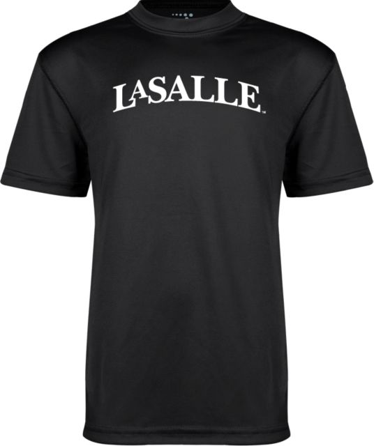 La Salle Youth Performance Tee One Color Wordmark - ONLINE ONLY