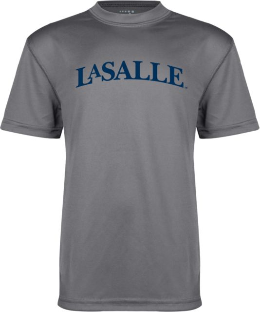 La Salle Youth Performance Tee One Color Wordmark - ONLINE ONLY