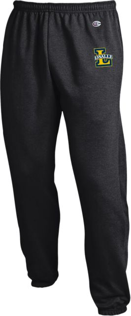 La Salle Champion Banded Bottom Sweatpants Primary Mark - ONLINE ONLY