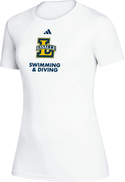 La Salle Adidas Womens Creator Performance Tee Adidas La Salle Swimming and Diving - ONLINE ONLY