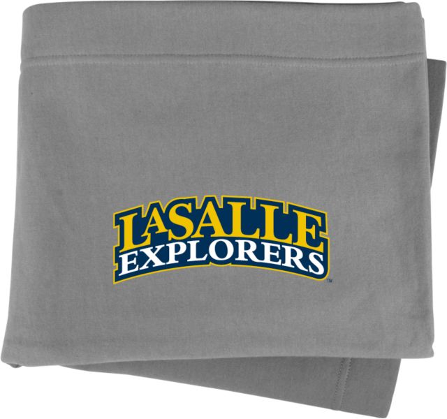 La Salle Sweatshirt Blanket Wordmark Stacked - ONLINE ONLY
