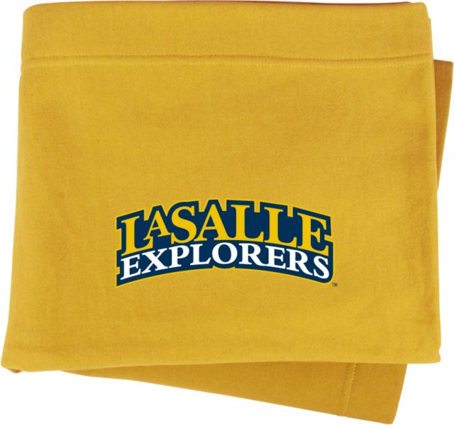 La Salle Sweatshirt Blanket Wordmark Stacked - ONLINE ONLY