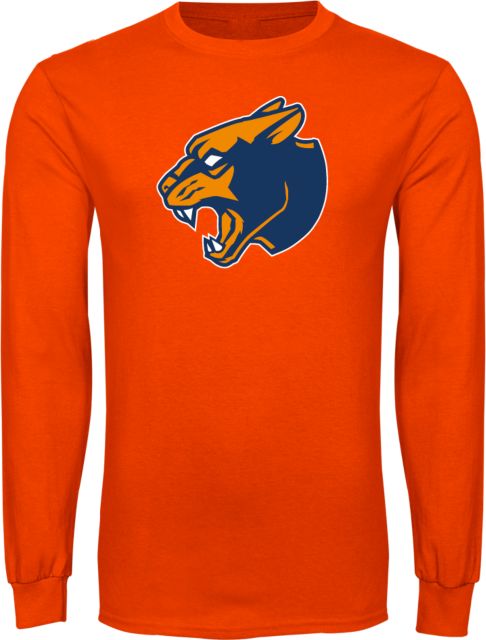 Purchase College Long Sleeve T Shirt Purchase College Panther Head - ONLINE ONLY