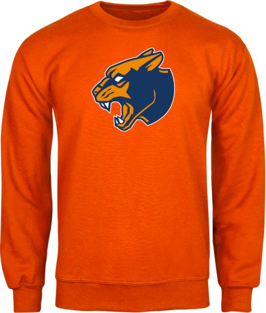 Purchase College Fleece Crew Purchase College Panther Head - ONLINE ONLY