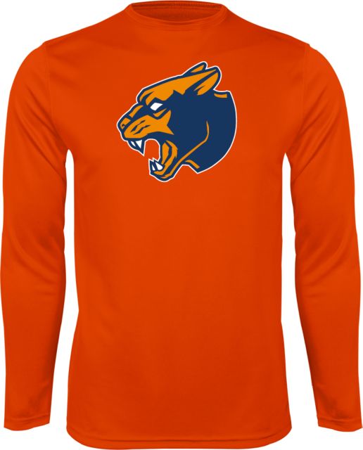 Purchase College Performance Long Sleeve Shirt Purchase College Panther Head - ONLINE ONLY