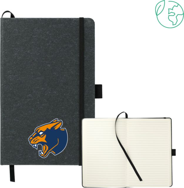 Purchase 5.5 x 8.5 FSC Mix Recycled Leather Bound Journal Purchase College Panther Head - ONLINE ONLY