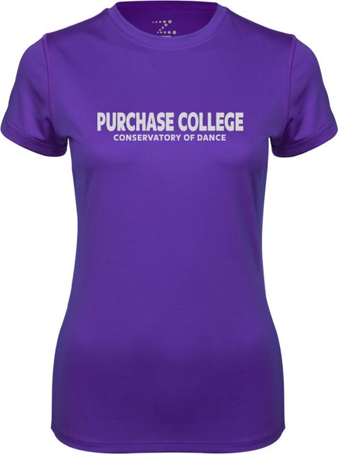 Purchase Ladies Syntrel Performance Tee Purchase College Dance - ONLINE ONLY