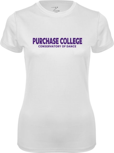 Purchase Ladies Syntrel Performance Tee Purchase College Dance - ONLINE ONLY