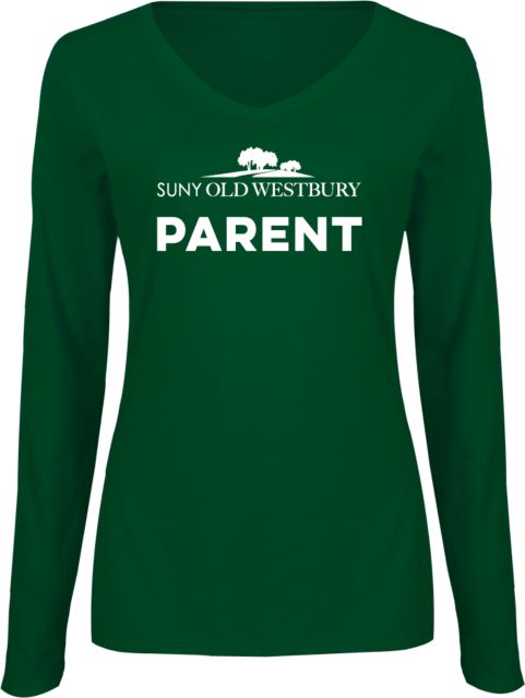 SUNY Old Westbury Womens Long Sleeve V Neck Tee  Parent - SUNY Old Westbury - ONLINE ONLY