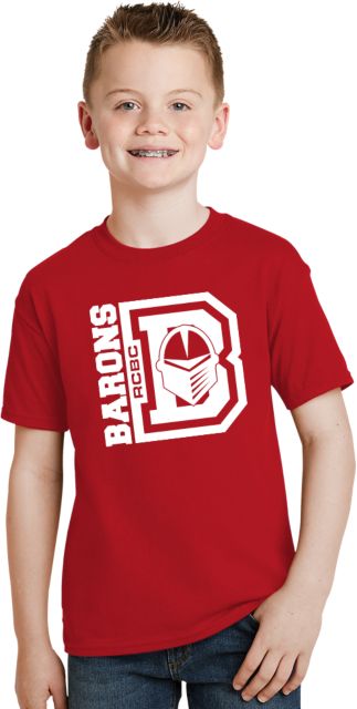 RCBC Youth T Shirt Non Athletic Barons B - ONLINE ONLY