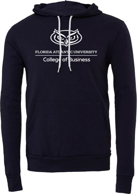 Florida Atlantic Bella + Canvas Fleece Hood Florida Atlantic College of Business - ONLINE ONLY