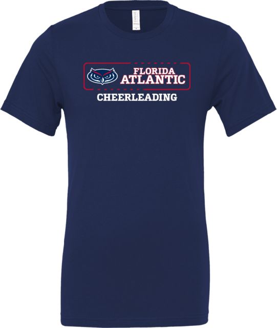 Florida Atlantic Bella + Canvas Jersey Cotton T Shirt Florida Atlantic Cheerleading - ONLINE ONLY