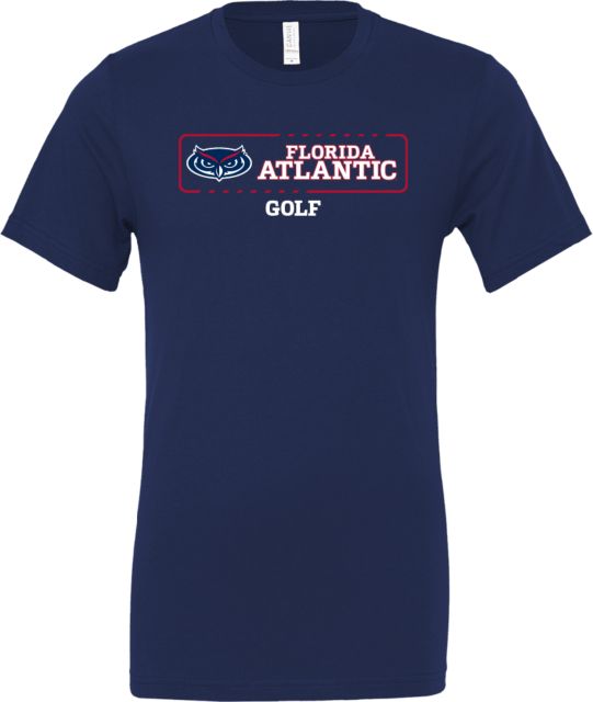 Florida Atlantic Bella + Canvas Jersey Cotton T Shirt Florida Atlantic Golf - ONLINE ONLY