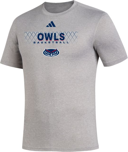 Florida Atlantic Adidas Medium Creator Performance Tee Adidas - Owls Basketball Diamond Pattern - ONLINE ONLY