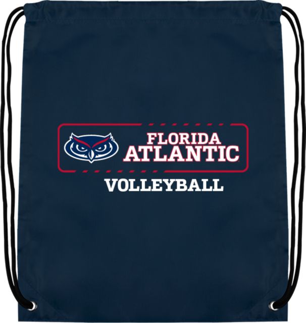 Florida Atlantic Drawstring Backpack Florida Atlantic Volleyball - ONLINE ONLY