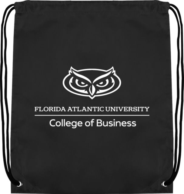 Florida Atlantic Drawstring Backpack Florida Atlantic College of Business - ONLINE ONLY