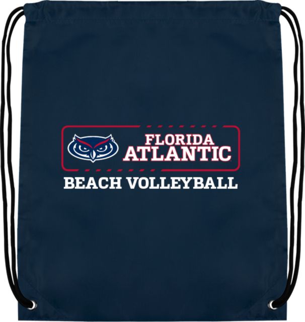 Florida Atlantic Drawstring Backpack Florida Atlantic Beach Volleyball - ONLINE ONLY