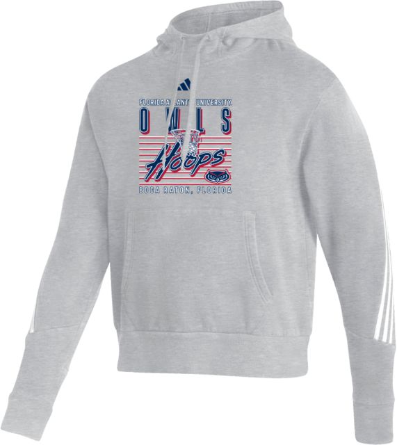 Florida Atlantic Adidas Medium Pullover Hood Adidas - Owls Hoops Basketball - ONLINE ONLY