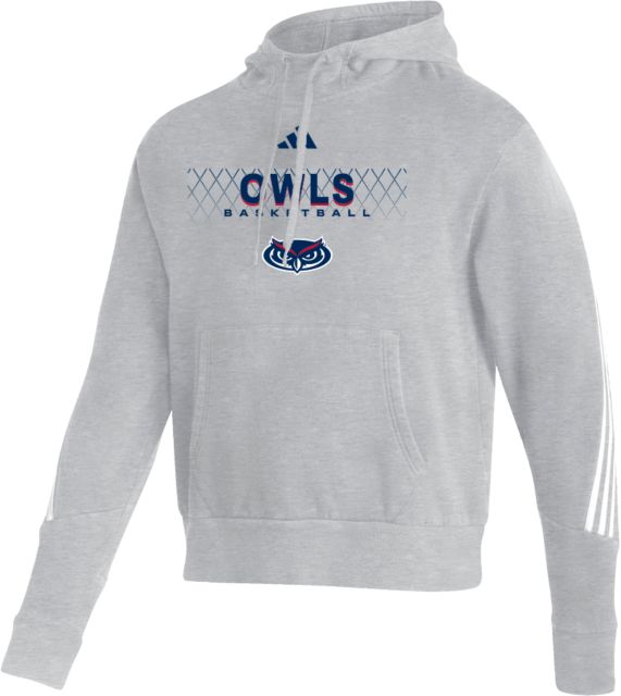 Florida Atlantic Adidas Medium Pullover Hood Adidas - Owls Basketball Diamond Pattern - ONLINE ONLY