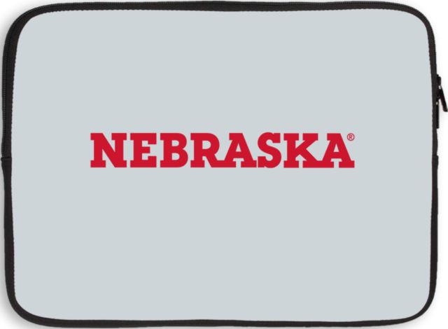 Nebraska 13 inch Neoprene Laptop Sleeve Nebraska - ONLINE ONLY