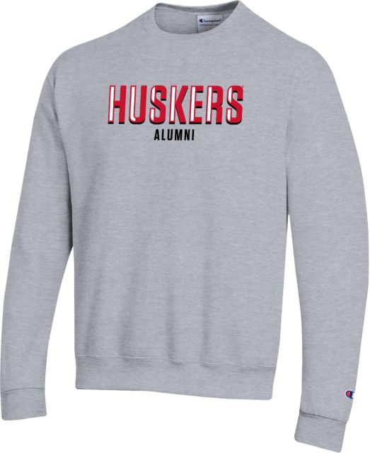 Nebraska Champion Fleece Crew Huskers Alumni - ONLINE ONLY