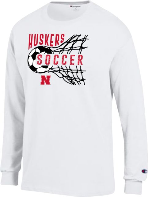 Nebraska Champion Long Sleeve T Shirt Huskers Soccer - ONLINE ONLY
