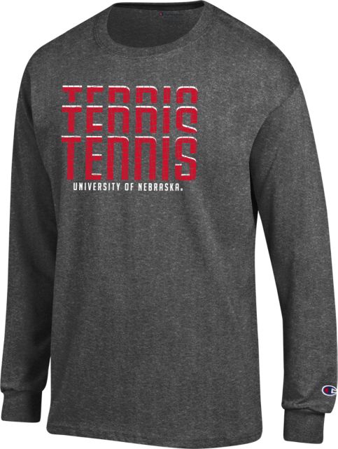 Nebraska Champion Long Sleeve T Shirt Huskers Tennis - ONLINE ONLY