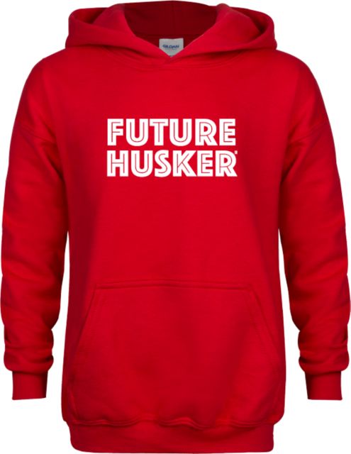 Nebraska Youth Fleece Hoodie Future Husker Stacked - ONLINE ONLY